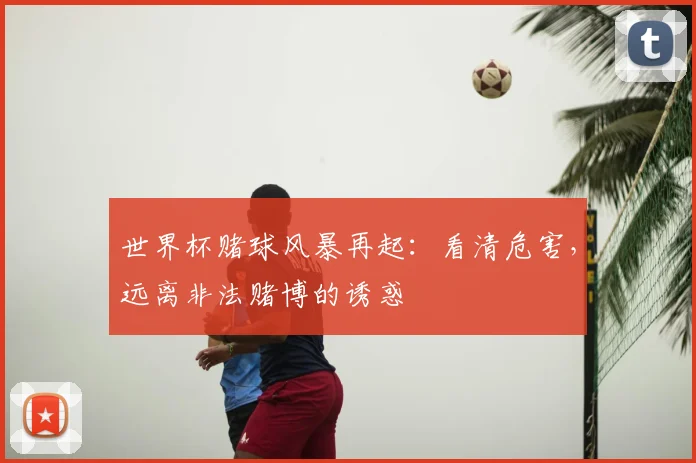 世界杯赌球风暴再起：看清危害，远离非法赌博的诱惑